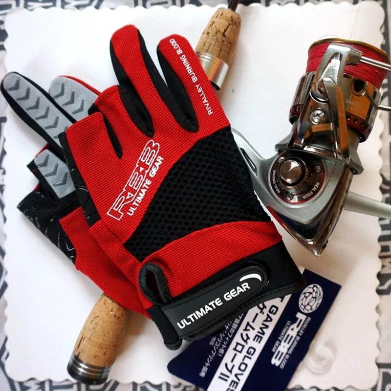 Fishing Gloves - اليابان RBB روك الصيد قفازات للرجال