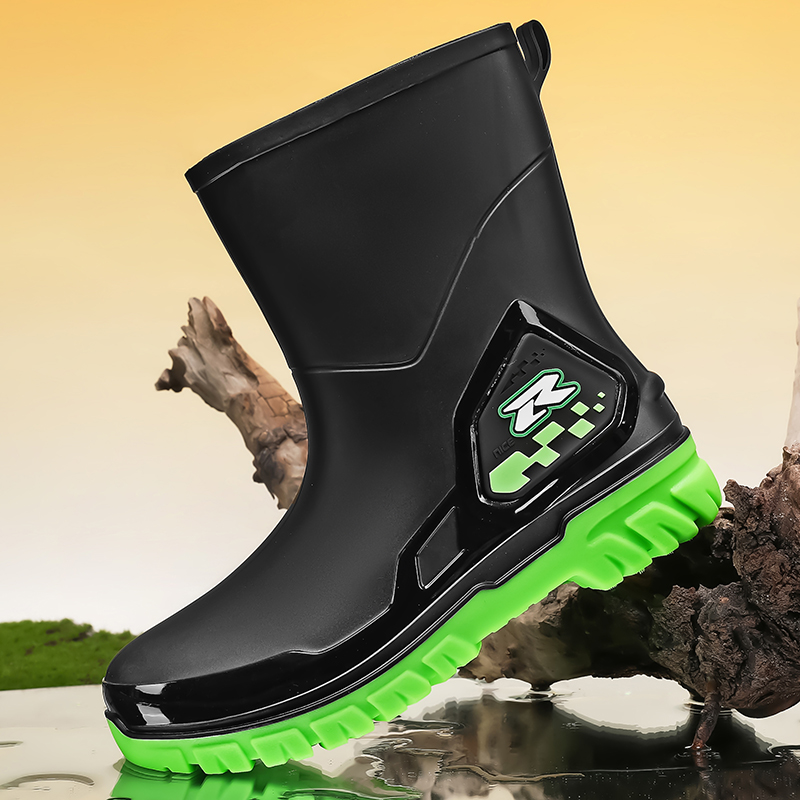 أحذية مطر رجالية عالية الرقبة  - مراجعة Fishing Boots وسعره