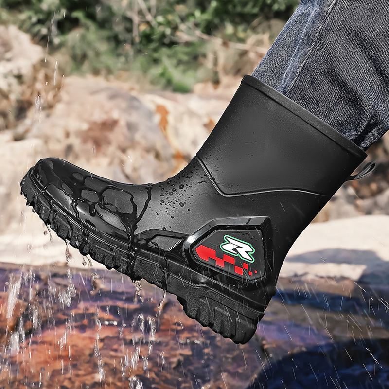 أحذية مطر رجالية عالية الرقبة  - مراجعة Fishing Boots وسعره