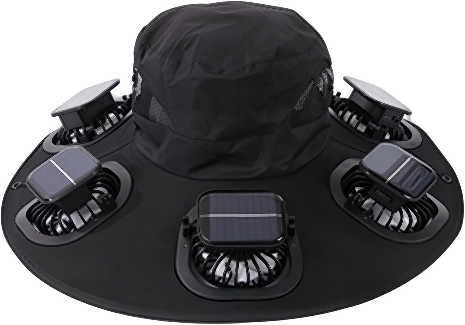 قبعة شمسية مزودة بـ 6 مراوح تع - مراجعة Fishing Hat وسعره
