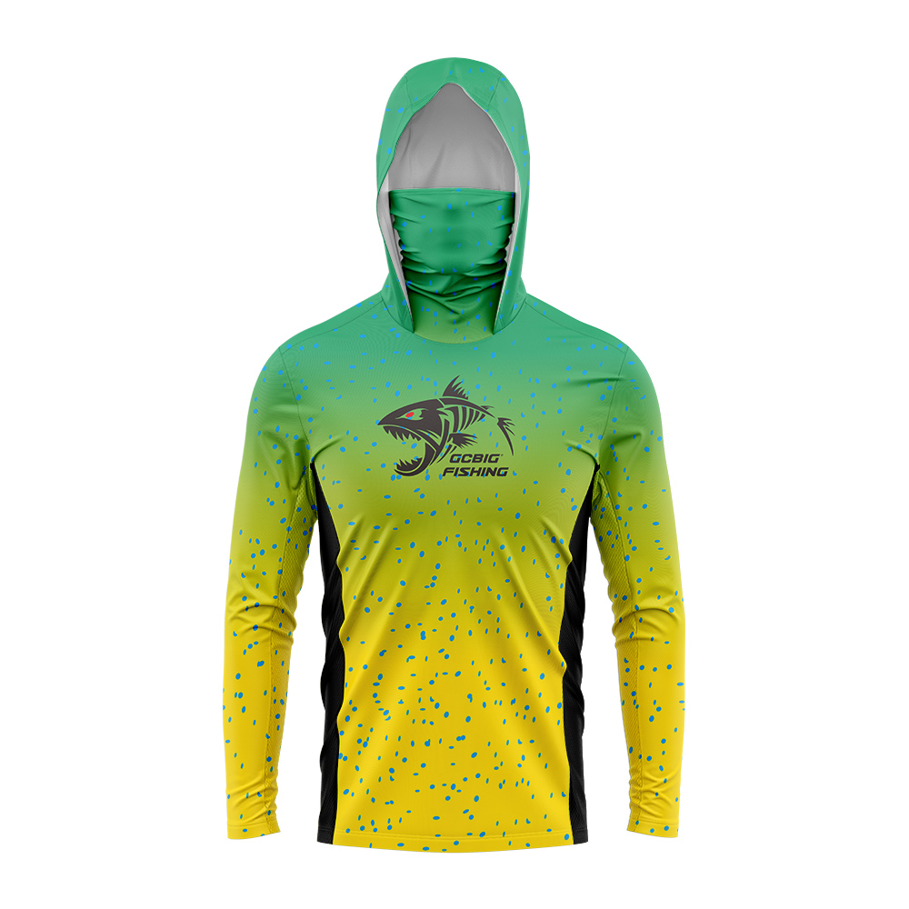 قميص صيد بغطاء رأس UPF50+ مع غ - مراجعة Fishing Shirt Uv Protection وسعره
