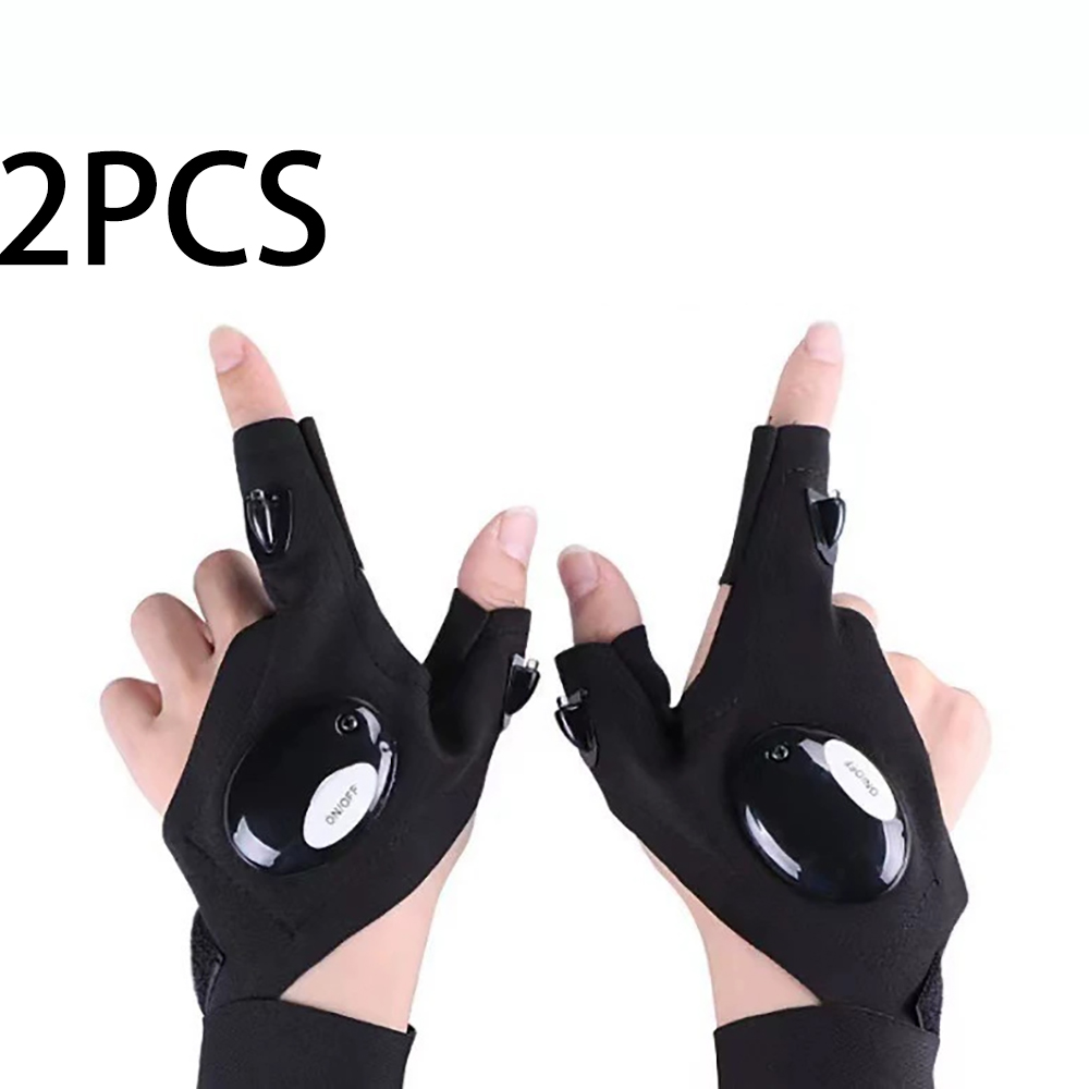 قفازات LED للرجال – قفازات صيد - مراجعة Fishing Gloves وسعره