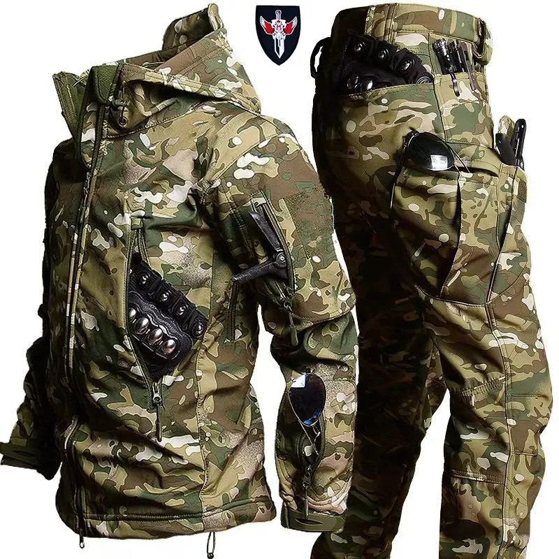 بدلة شتوية للرجال مبطنة بالصوف - مراجعة Fishing Pants Waterproof وسعره