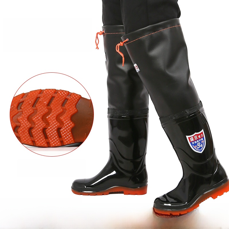 أحذية مطر سميكة فوق الركبة للر - مراجعة Fishing Boots وسعره