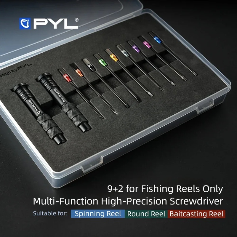مجموعة مفكات PYL 9+2 S2 من الف - مراجعة Shimano Reel Stradic وسعره
