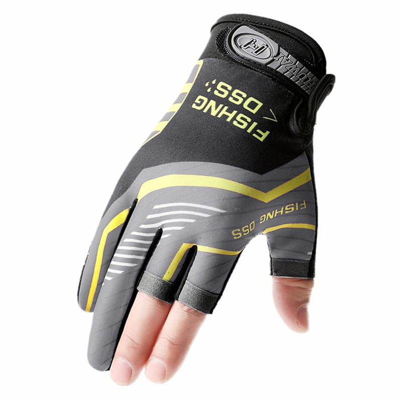 1 زوج Luya قفازات الصيد واقية  - مراجعة Fishing Gloves وسعره