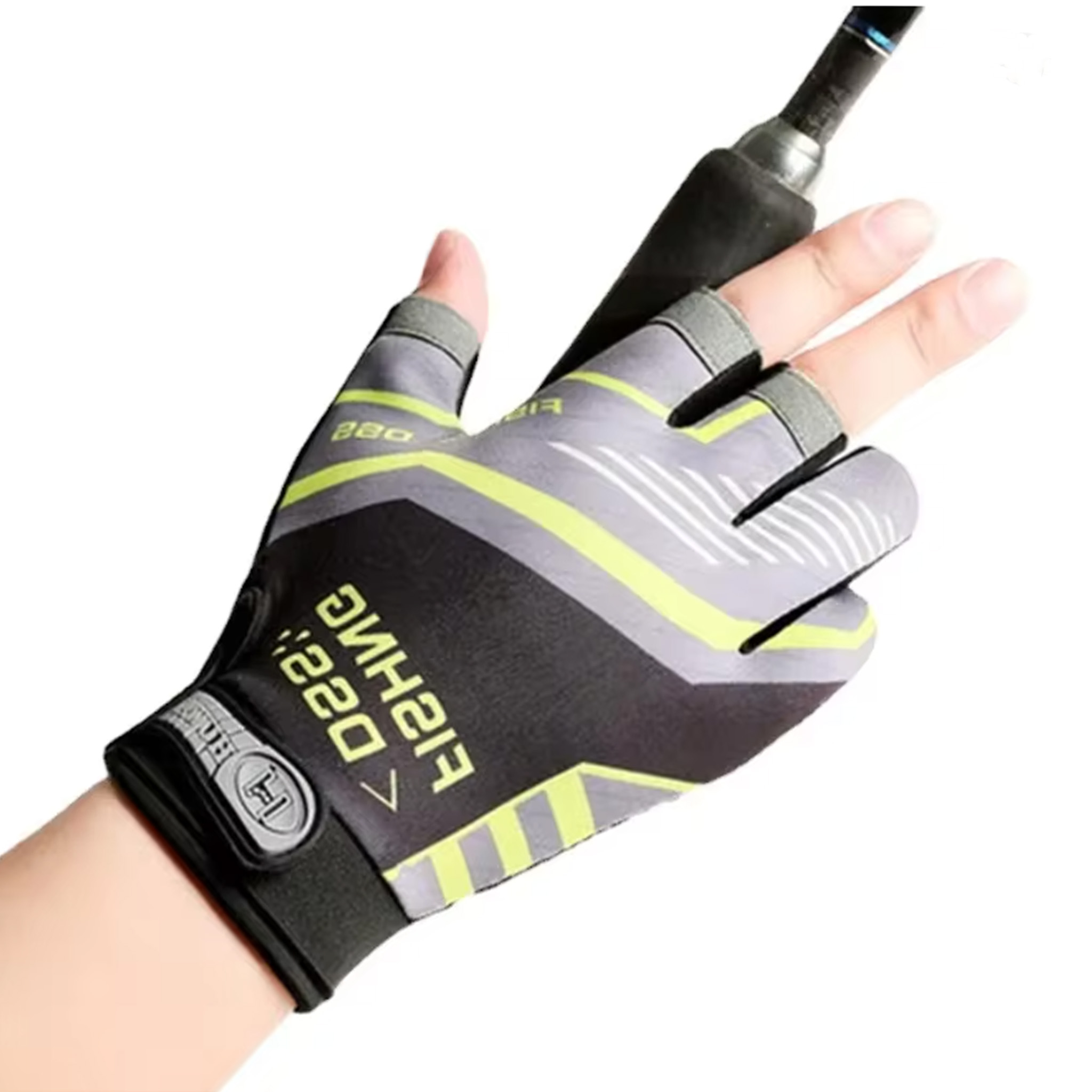 1 زوج Luya قفازات الصيد واقية  - مراجعة Fishing Gloves وسعره