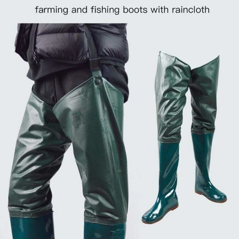 سراويل بلاستيكية من مادة PVC،  - مراجعة Fishing Pants Waterproof وسعره